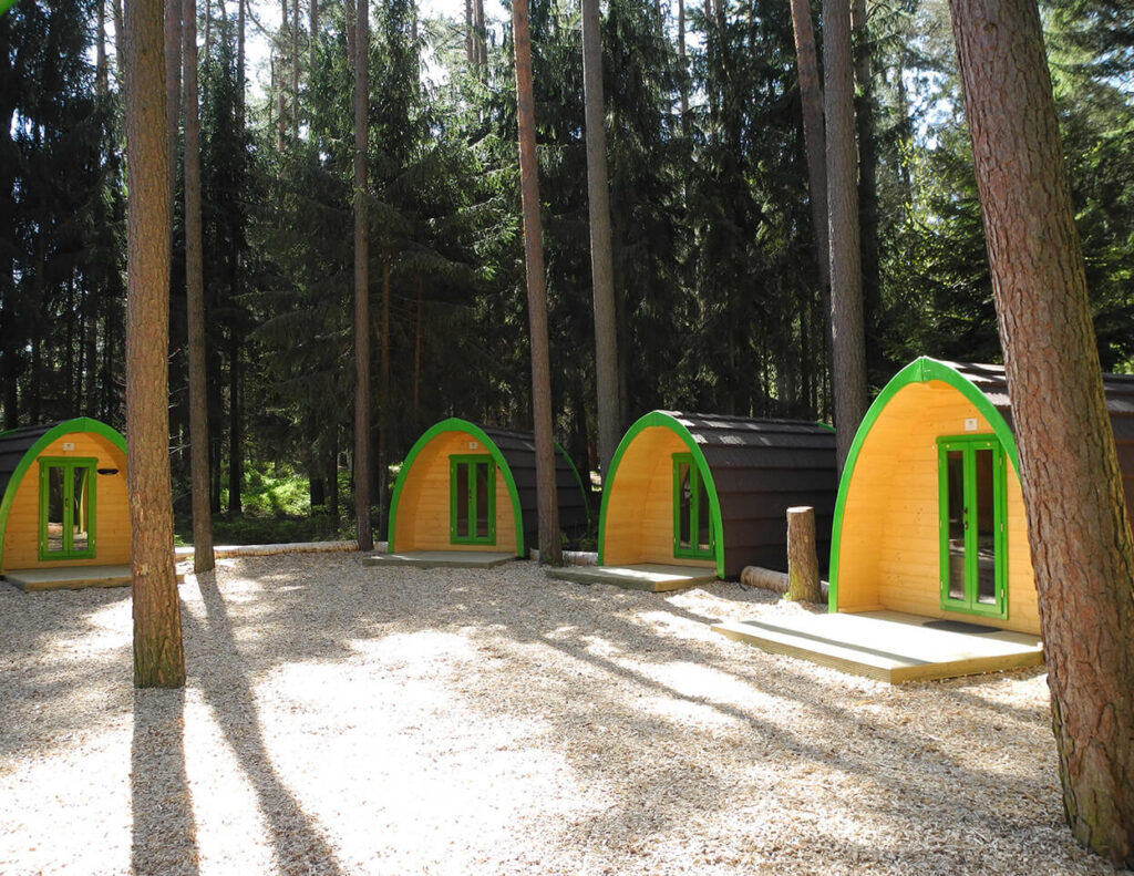 Glamping am Brombachsee mit NAWALO-Unterkünften