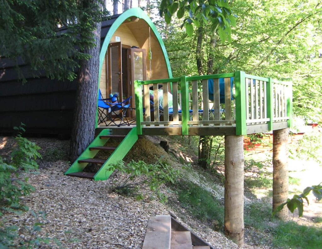 Glamping am Brombachsee mit NAWALO-Unterkünften
