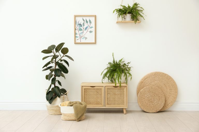 Minimalistische Einrichtung