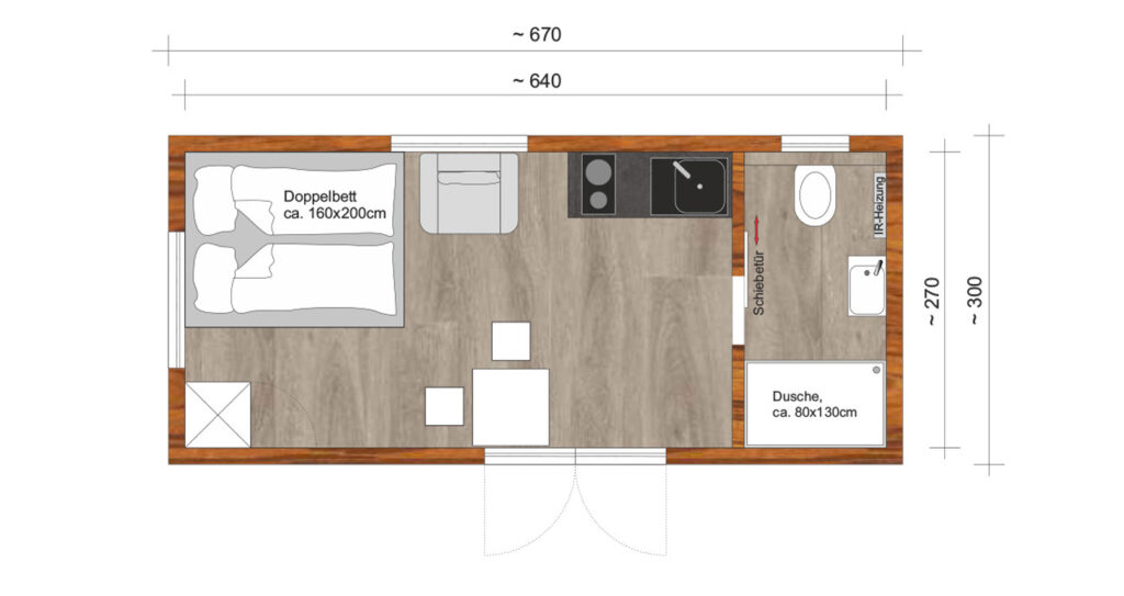 Grundriss uniCube mini (B2B)